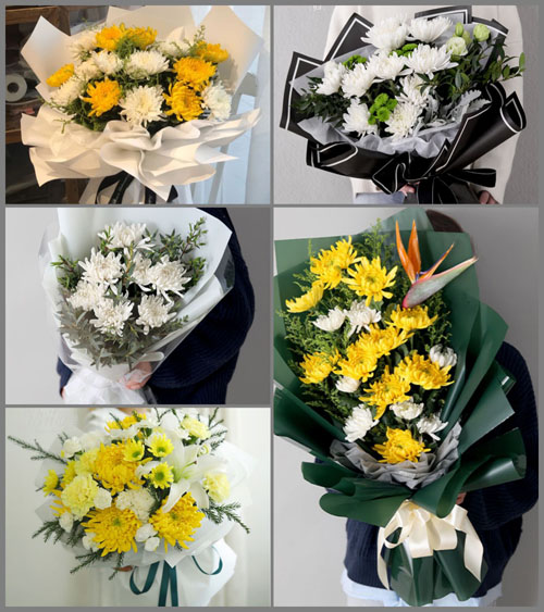 江苏常州武进区遥观镇白事花束代送